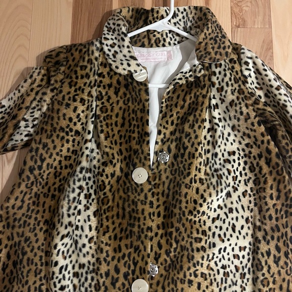 Greggy Girl Cheetah Print Muds Coat - Picture 3 of 3
